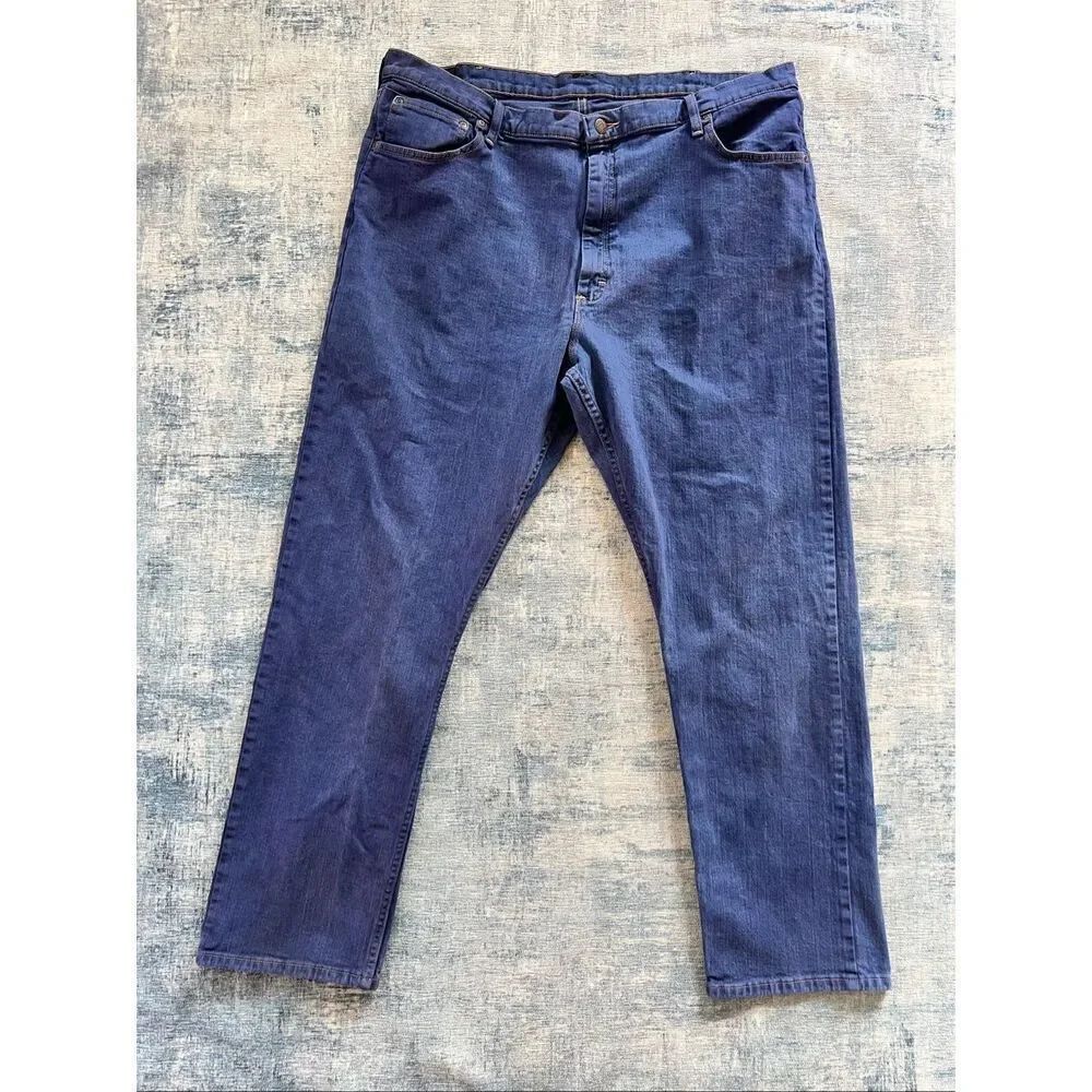 Wrangler Blue Relaxed Fit Straight Leg 9WRLAVS Jeans 42 x 32